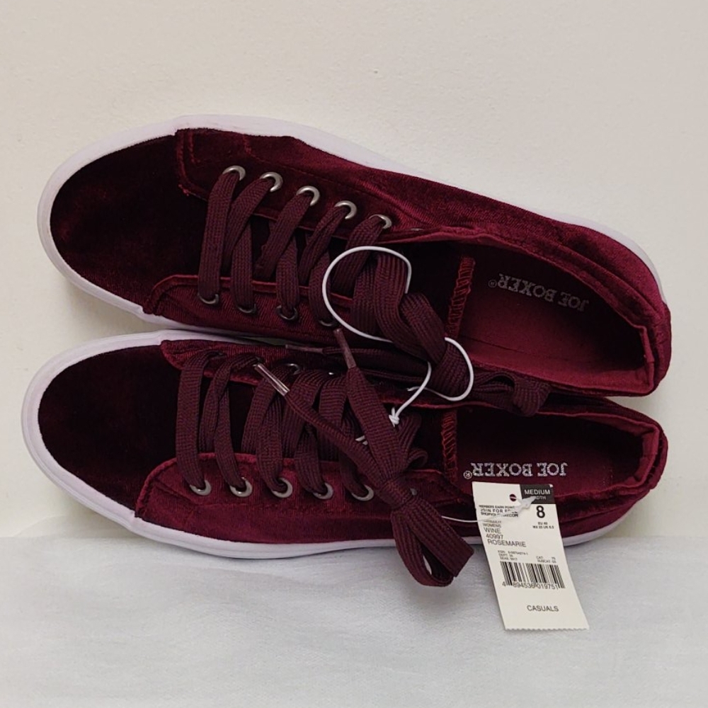 JOE BOXER Women Faux Suede Sneakers - Picture 4 of 5